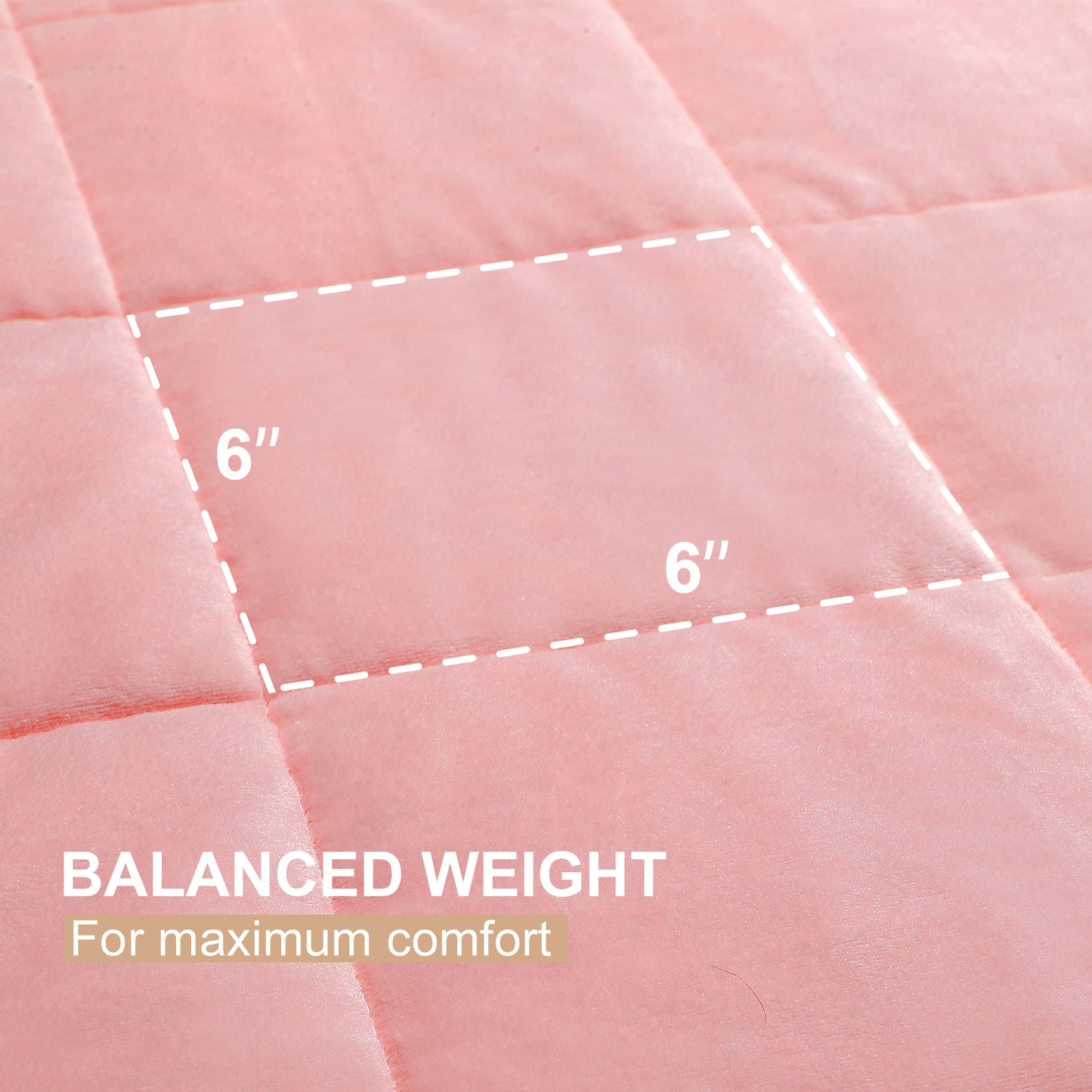 Argstar Sherpa Fleece Weighted Blanket Pink