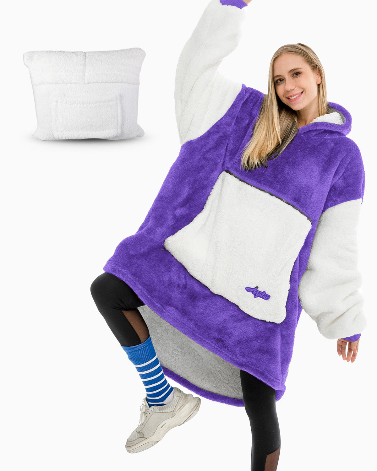 Argstar Oversized Blanket Hoodie Women Men