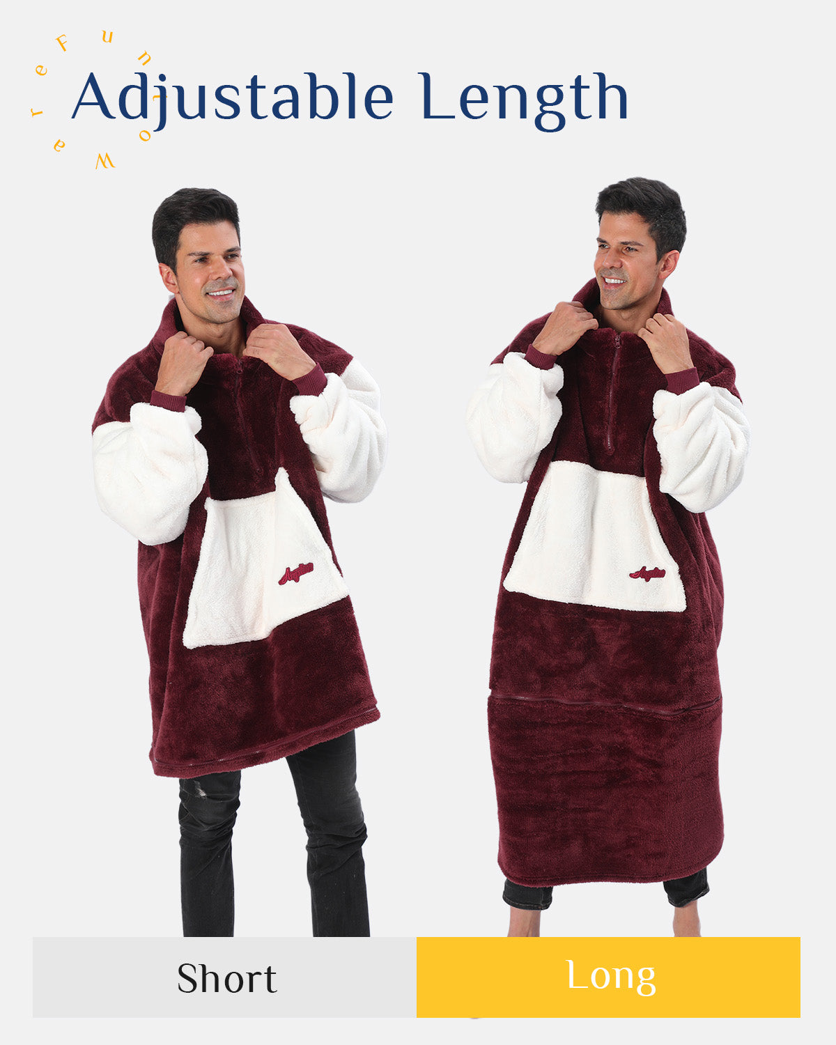 Argstar Oversized Blanket Hoodie Women Men