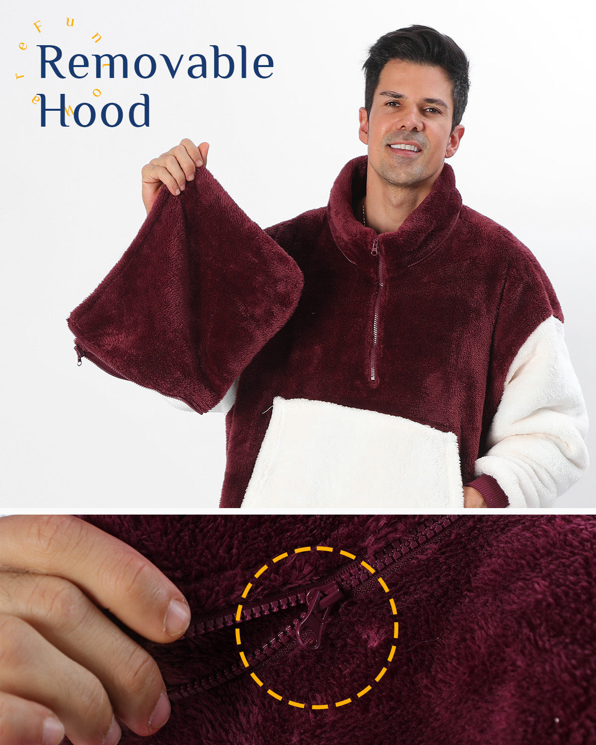 Argstar Oversized Blanket Hoodie Women Men