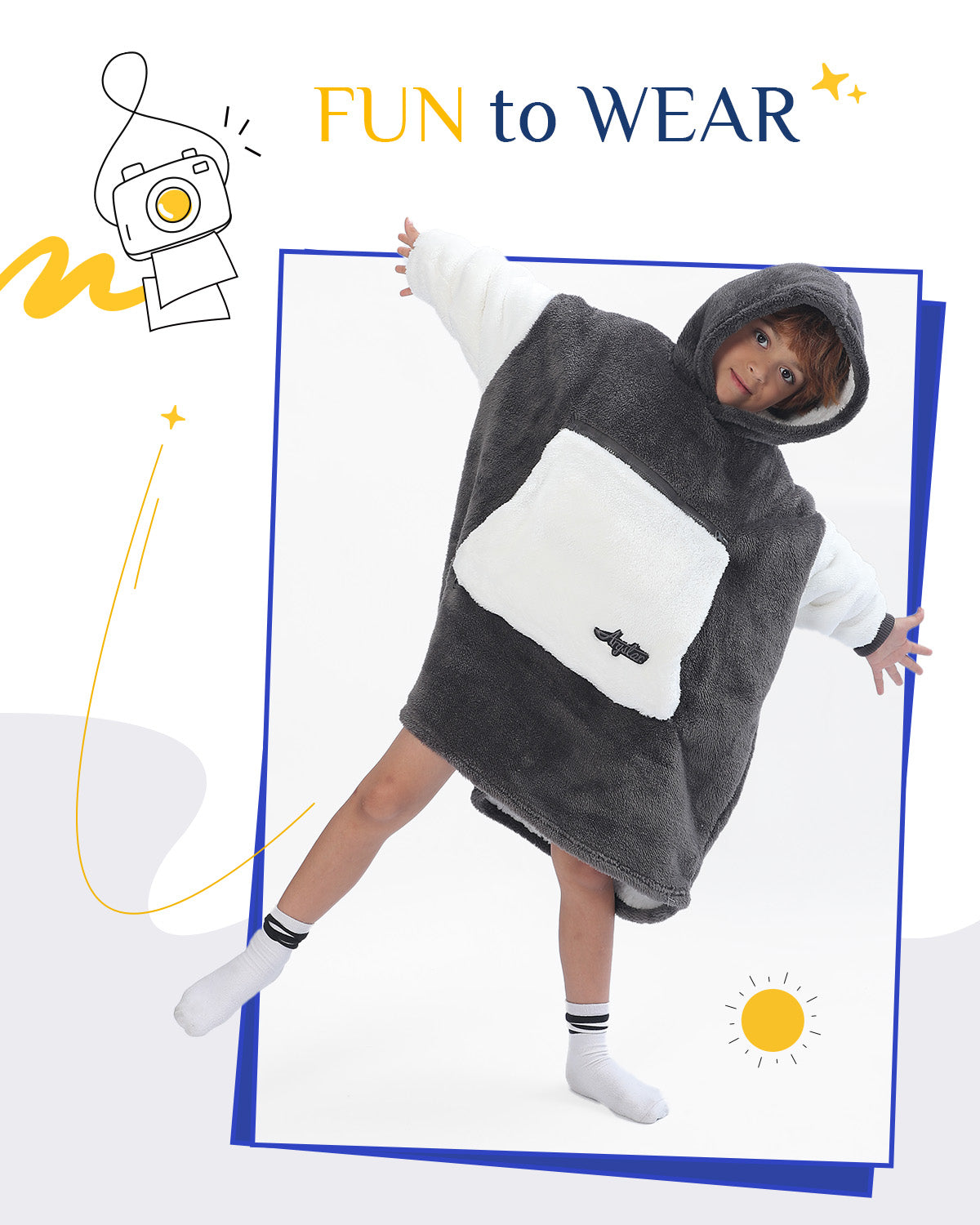 Argstar Oversized Blanket Hoodie Women