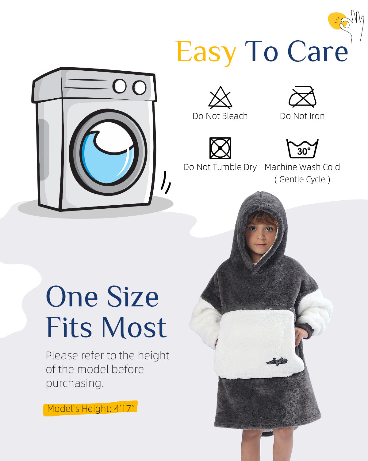 Argstar Oversized Blanket Hoodie Women