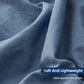 Argstar Button Closure Duvet Cover Set Denim Blue Color