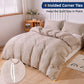 Argstar 2 Pieces Twin Size Waffle Duvet Cover