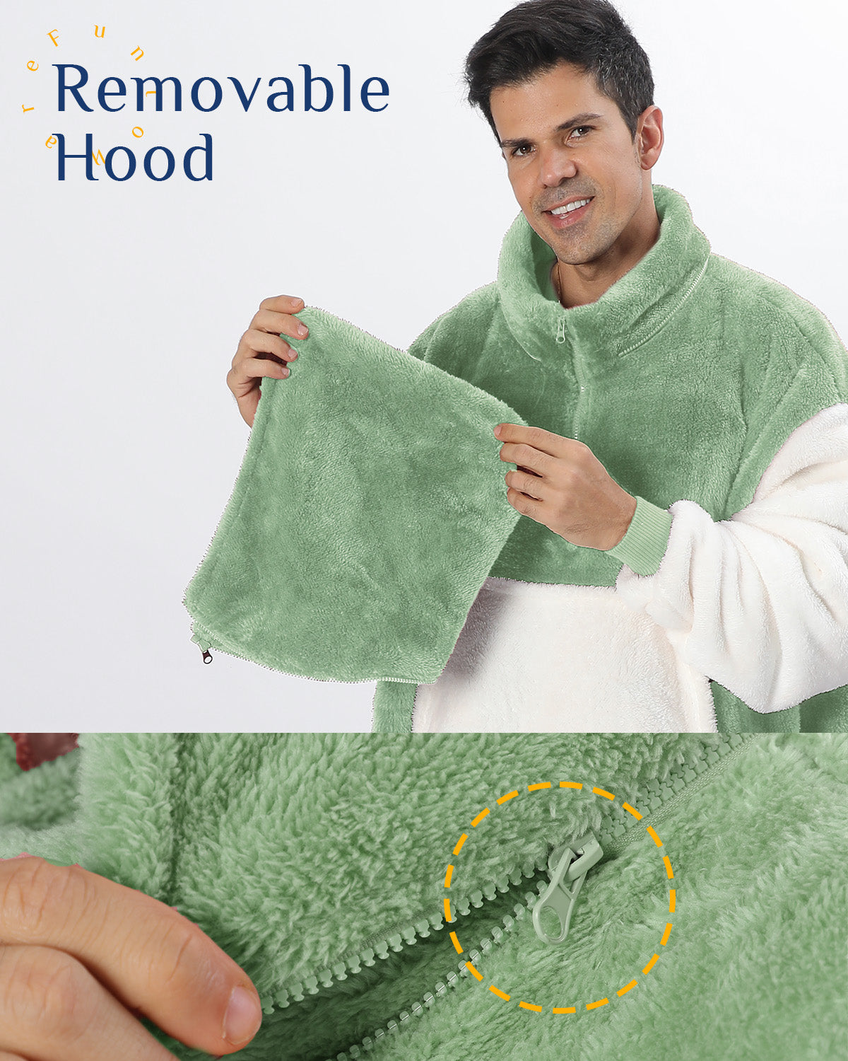 Blanket discount hoodie green