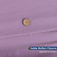 Argstar Button Closure Duvet Cover Set Purple Color